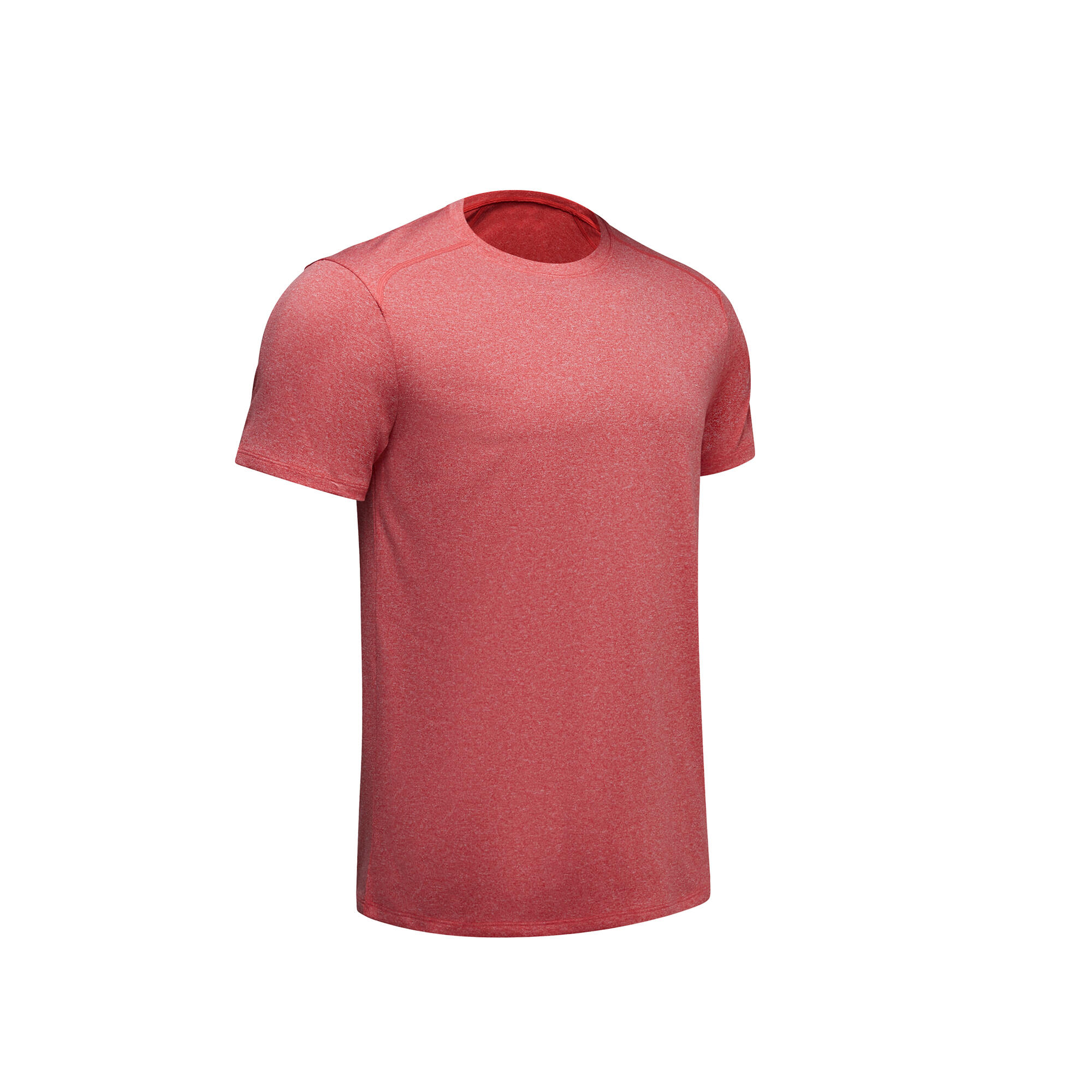 Men's Crew Neck Breathable Essential Fitness T-Shirt - Light Red Marl 14/22