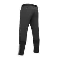 Men's Breathable Slim-Fit Performance Fitness Bottoms - Solid Black