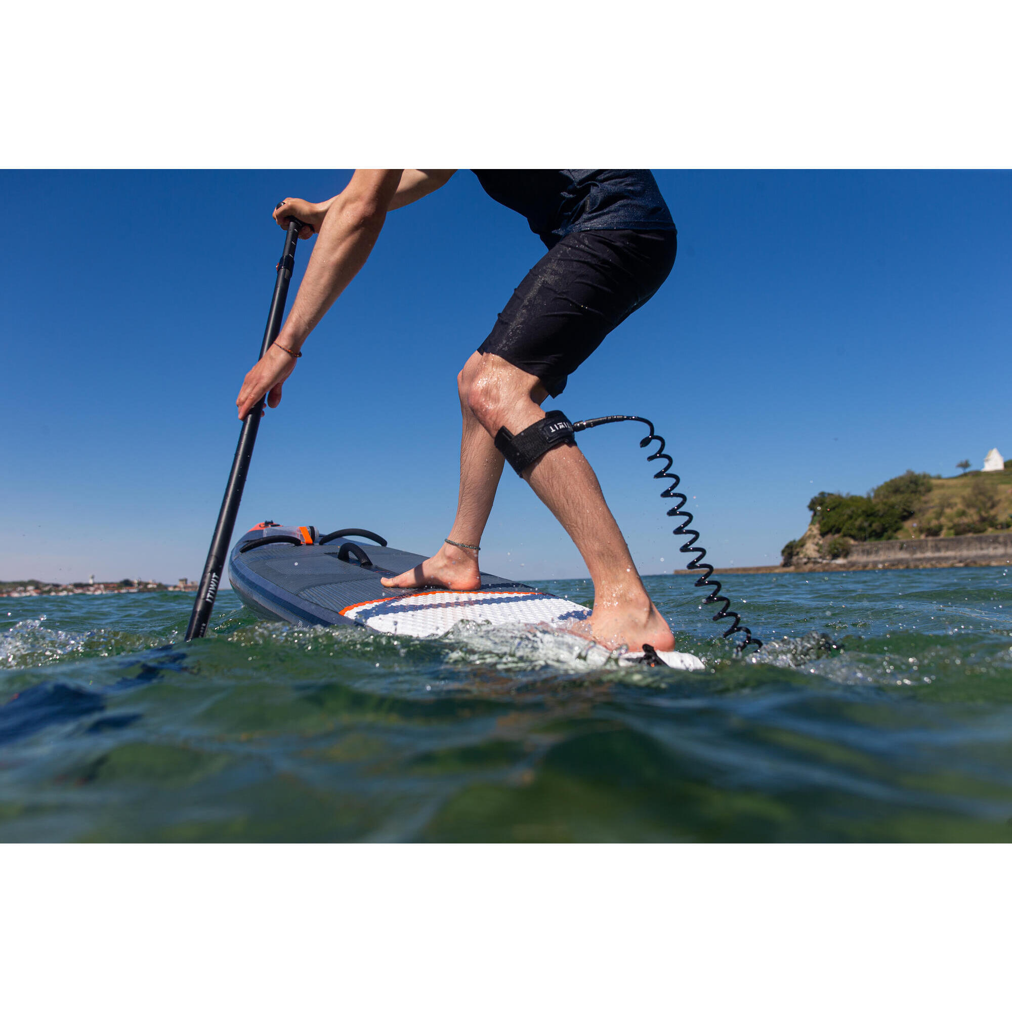 GUINZAGLIO A SPIRALE PER STAND UP PADDLE DA TURISMO