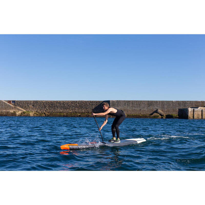 Long john wetsuit voor kanoën kajakken en suppen heren neopreen 2 mm