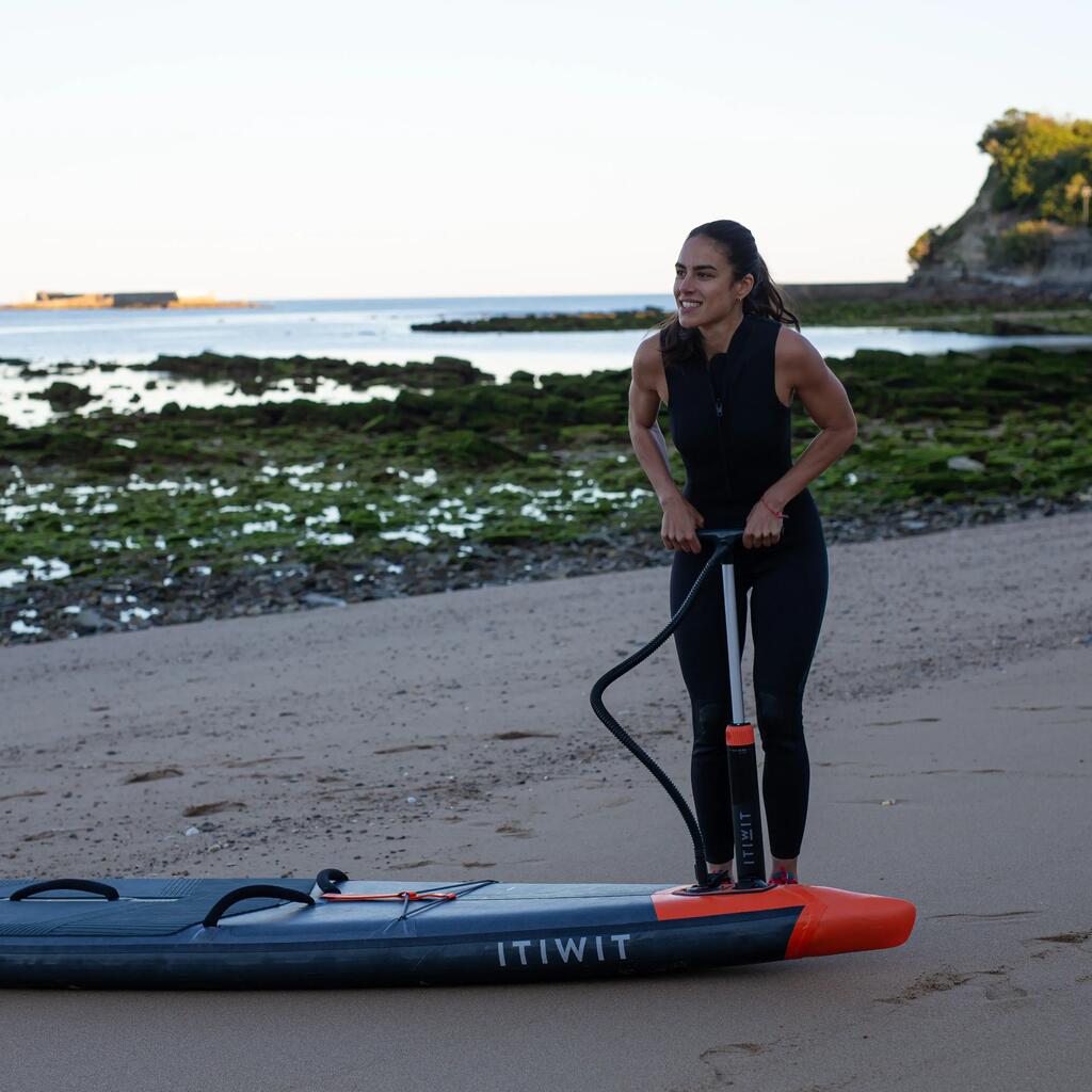 Jednoduchá dvojčinná pumpa na vysokotlakové paddleboardy a kajaky 20 PSI