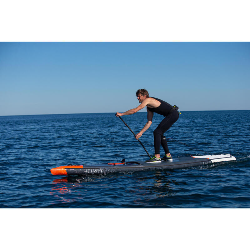 Long john wetsuit voor kanoën kajakken en suppen heren neopreen 2 mm