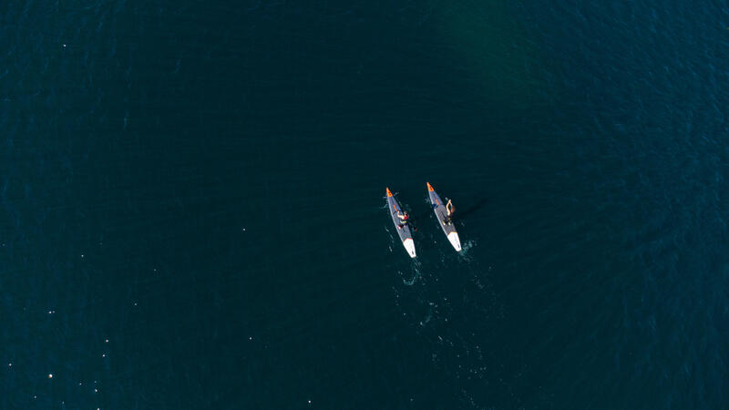 Praticar stand up paddle no inverno