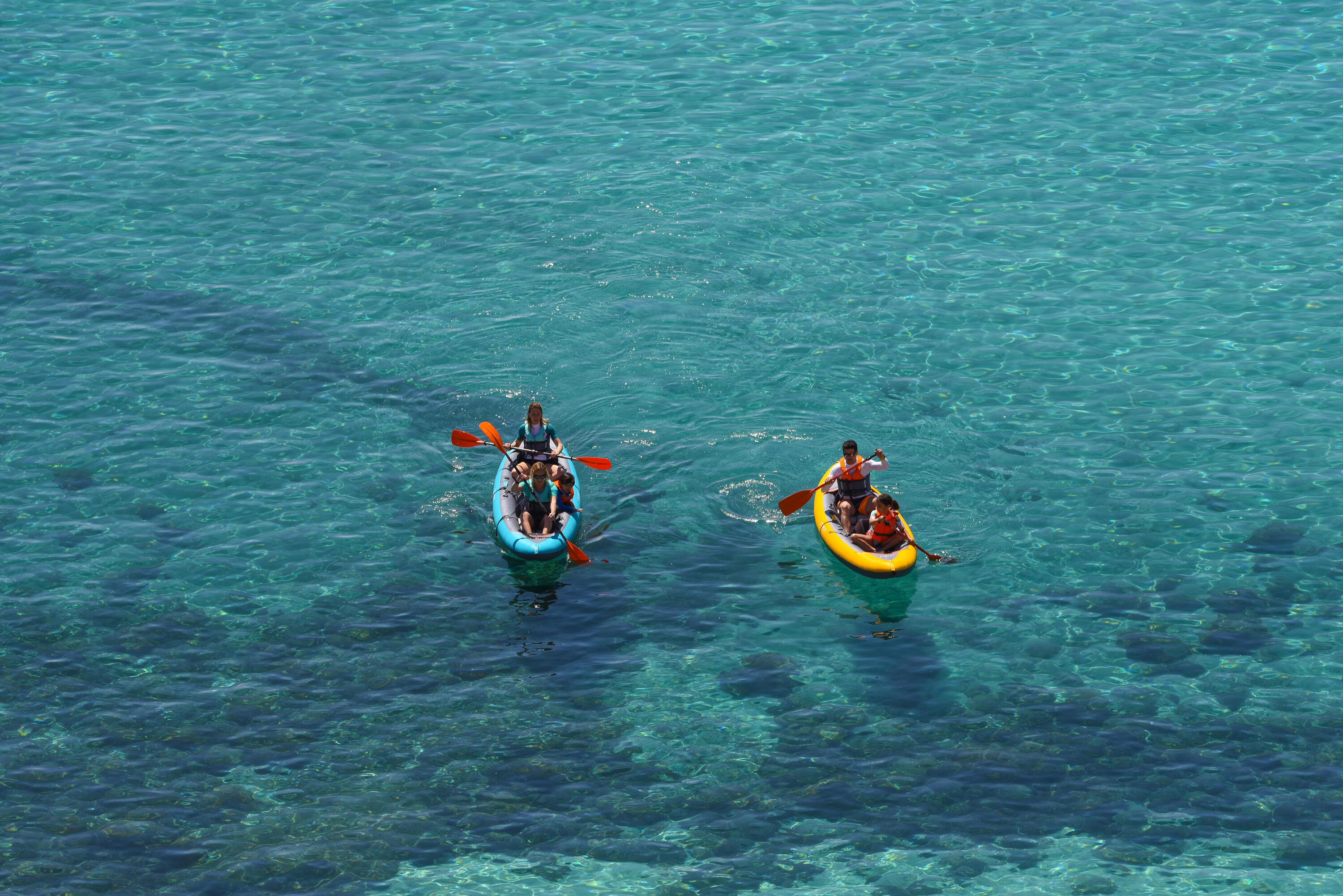 KAYAK INSUFLÁVEL FUNDO DROPSTITCH X100+ 3 LUGARES 24/26