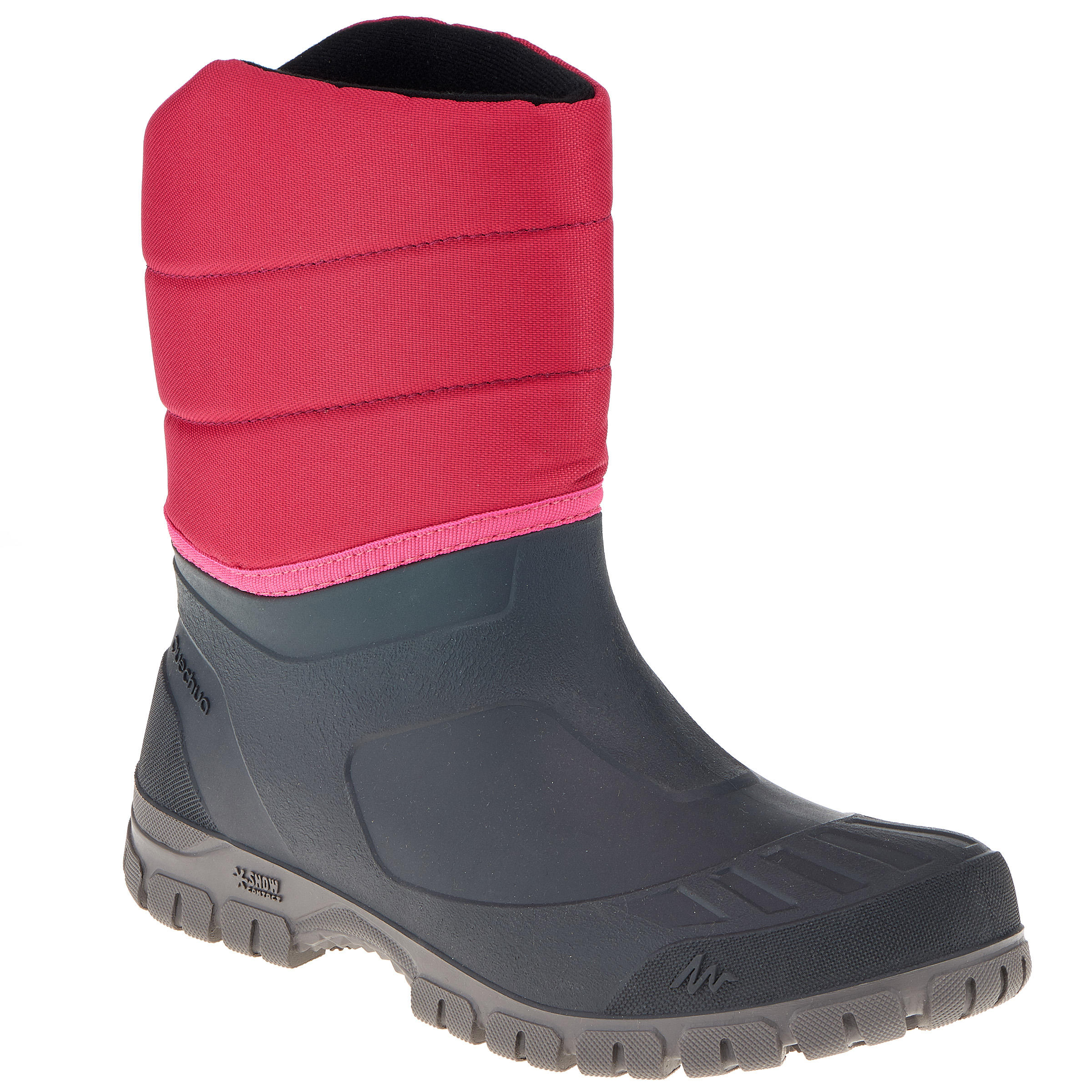 QUECHUA Arpenaz 50 Warm Waterproof Women's Hiking Boots Pink