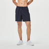 Men Gym Shorts Polyester FST 100 Navy Blue
