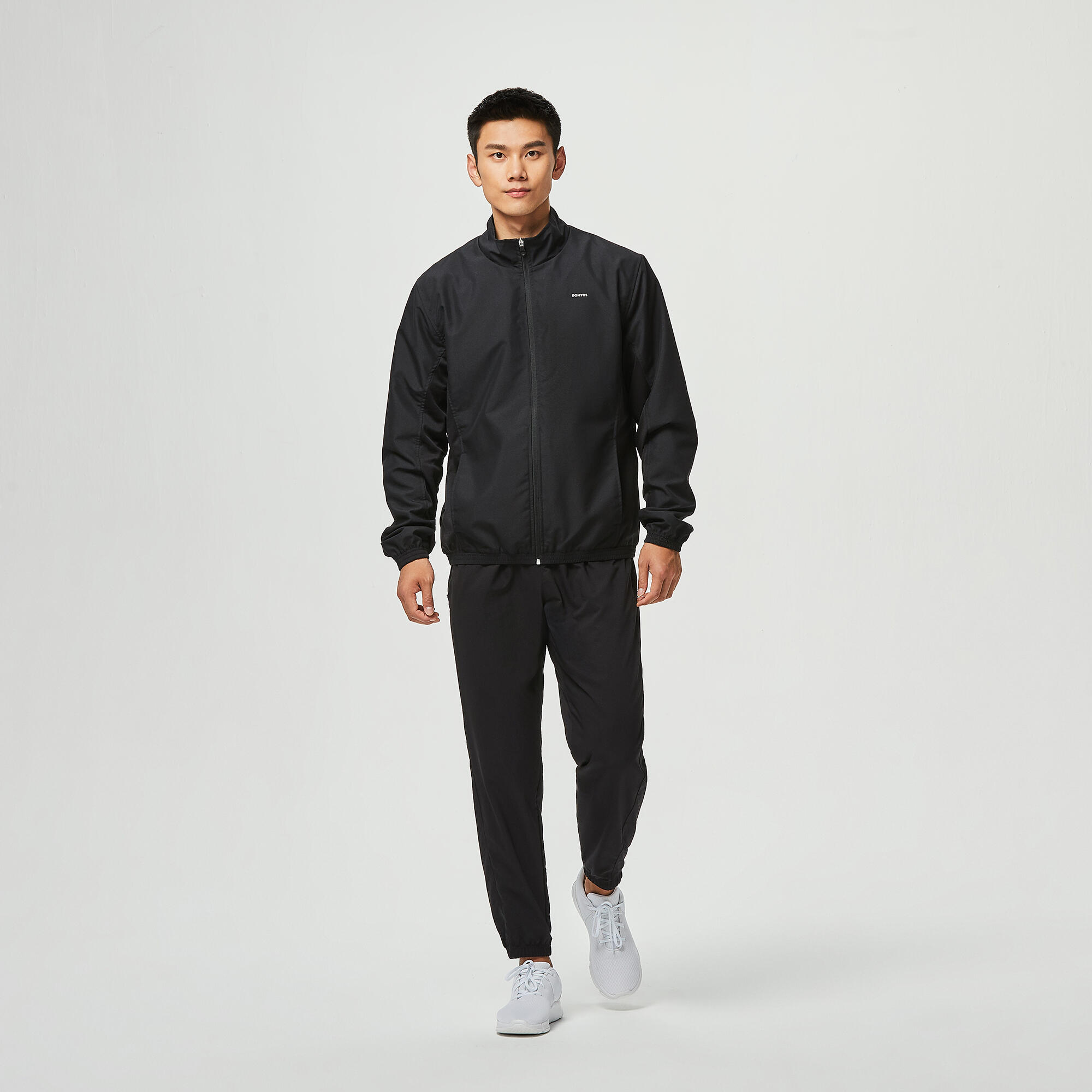 Pantalon de fitness collection respirant homme noir DOMYOS Decathlon