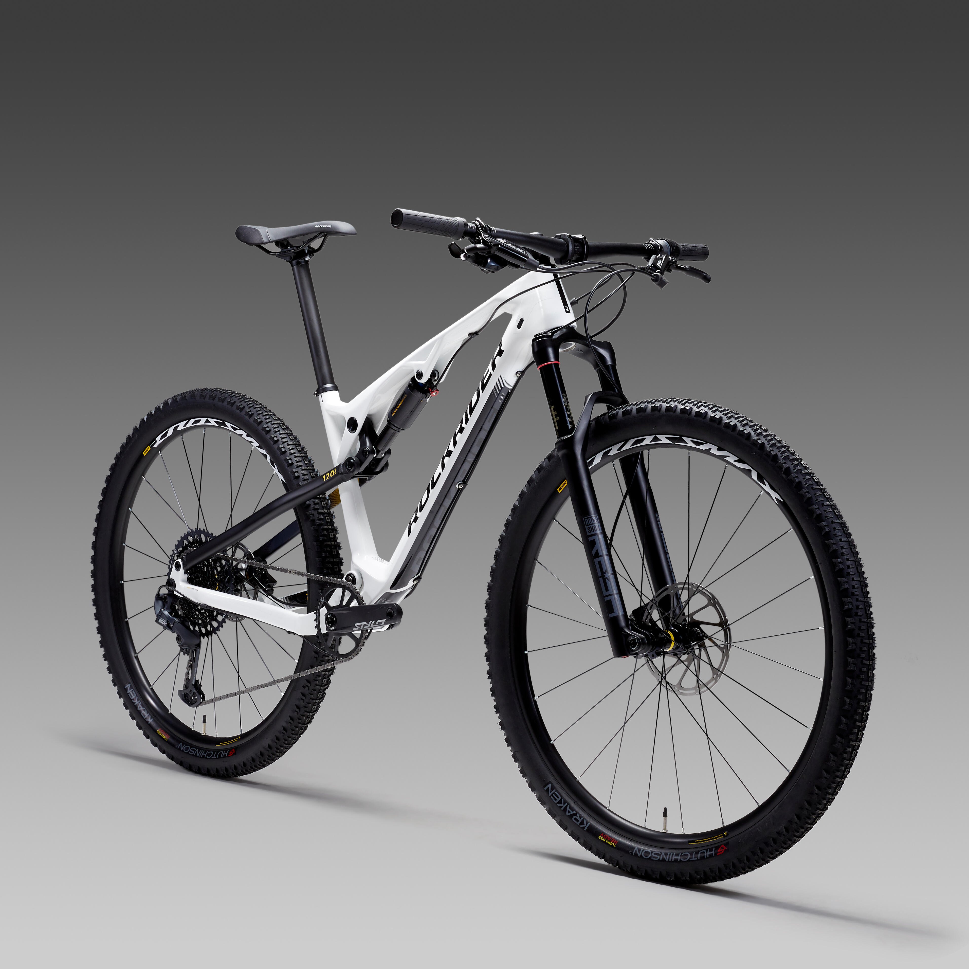 Anglies pluošto kalnų dviratis „XC 900 S“ su 29 col. ratais ir pilna pakaba  - Decathlon
