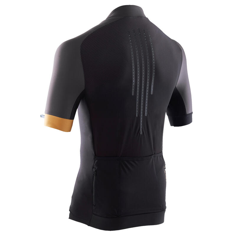 Maglia ciclismo uomo MTB XC LIGHT nero-ocra