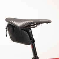 Bolsa sillín bicicleta 0,6 L Van Rysel Race M negro