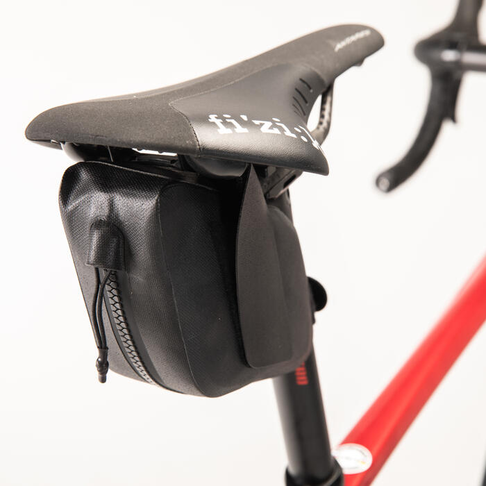 Road Bike Saddle Bag Triban Race M 0.6 Litre Black