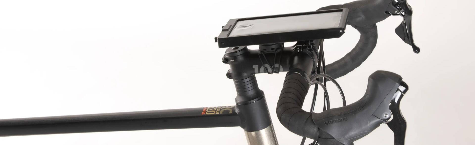 Supporto per telefono in bicicletta regolabile in lega di alluminio