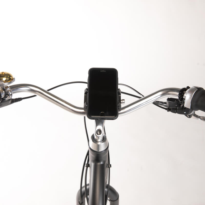 Support Vélo pour Smartphone avec Adaptateur Easy Lock Bike, Swissten -  Noir - Français