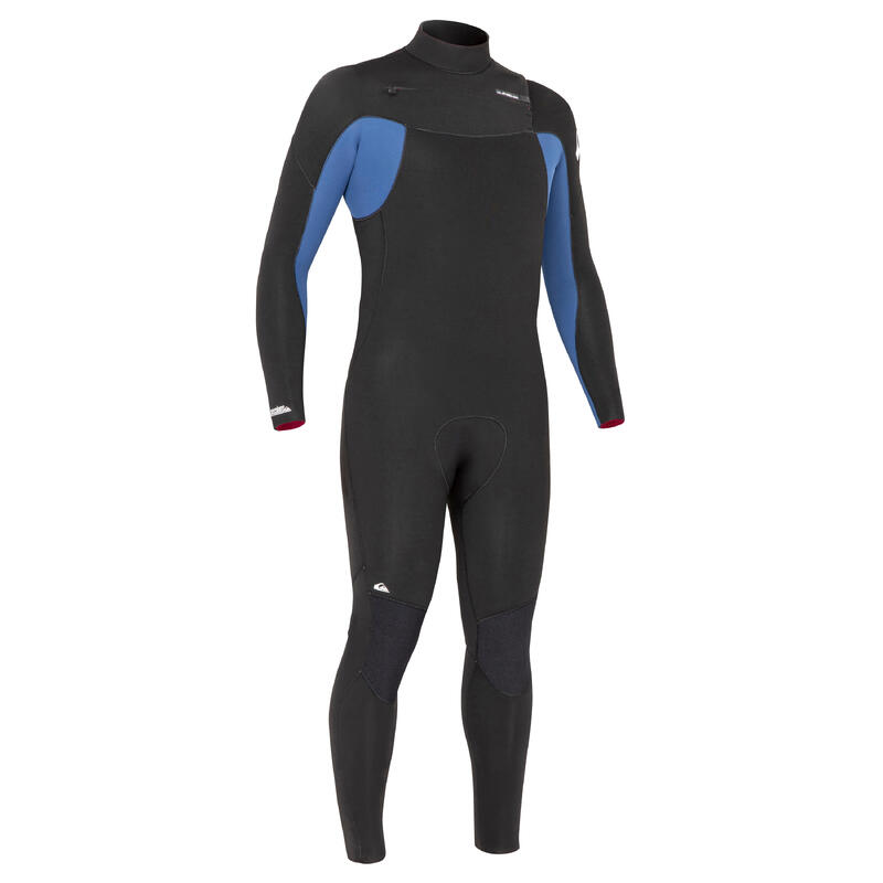 Combinaison Surf Quiksilver Session Homme 4/3 mm CZ Noir Bleu