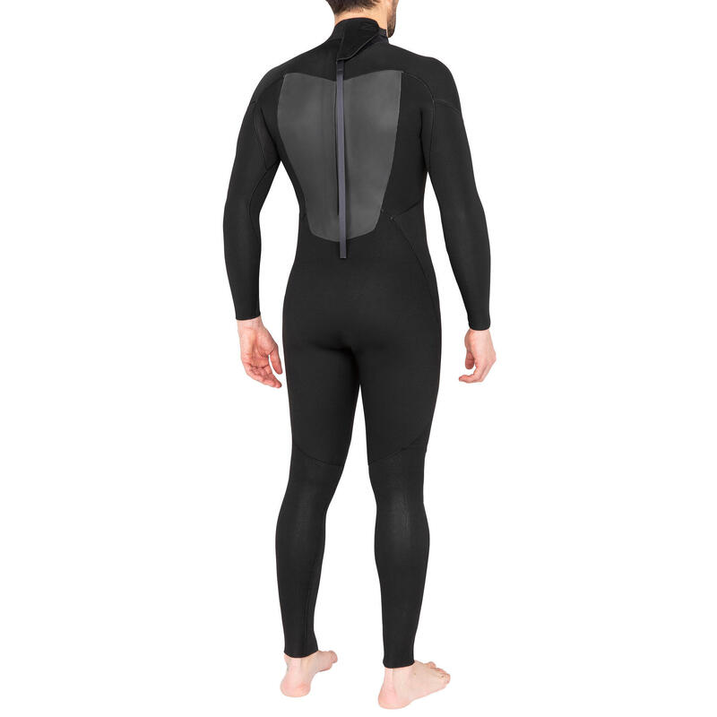 Wetsuit voor surfen heren Prologue 4/3 mm zwart