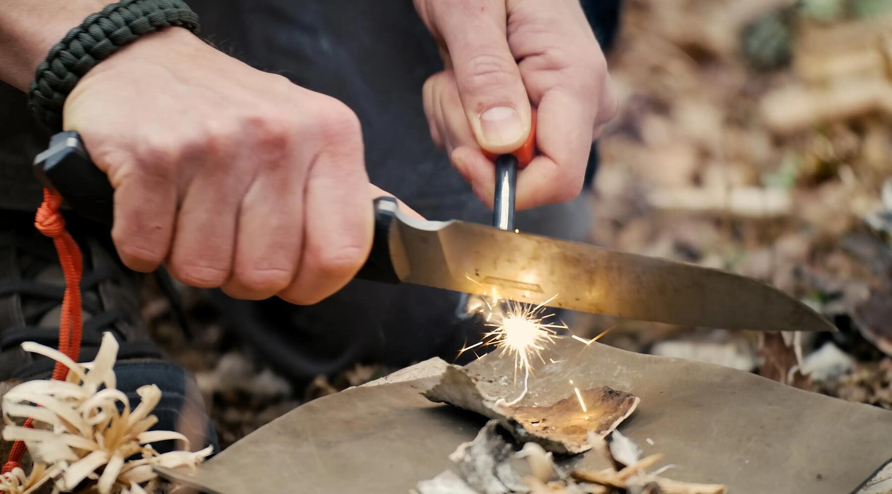 feu bushcraft solognac decathlon