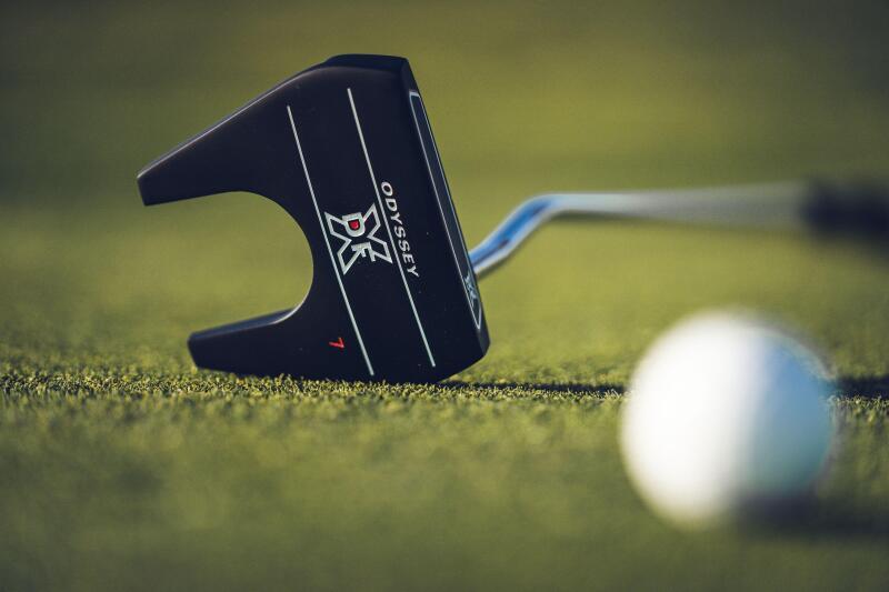 Kij golfowy putter Odyssey DFX #7 face balanced dla praworęcznych