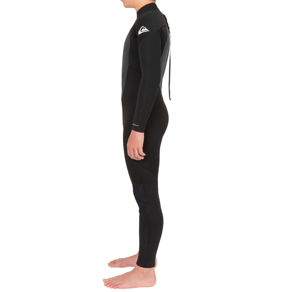 Neoprenanzug Surfen Kinder - Quiksilver Prologue 4/3 mm schwarz