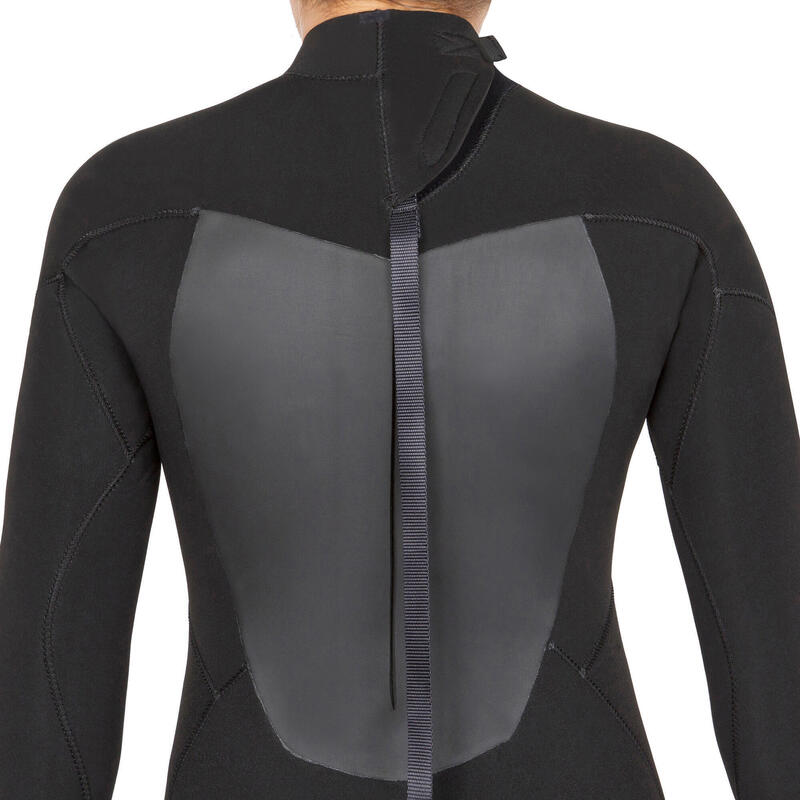 Wetsuit voor surfen kinderen Prologue 4/3 mm zwart