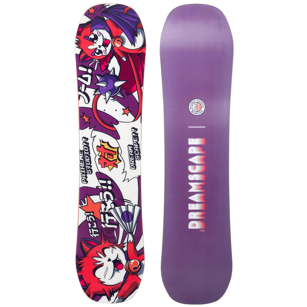 Detský snowboard Endzone 105 cm fialový