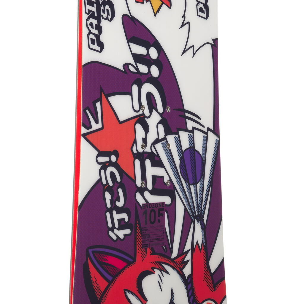 Detský snowboard Endzone 105 cm fialový