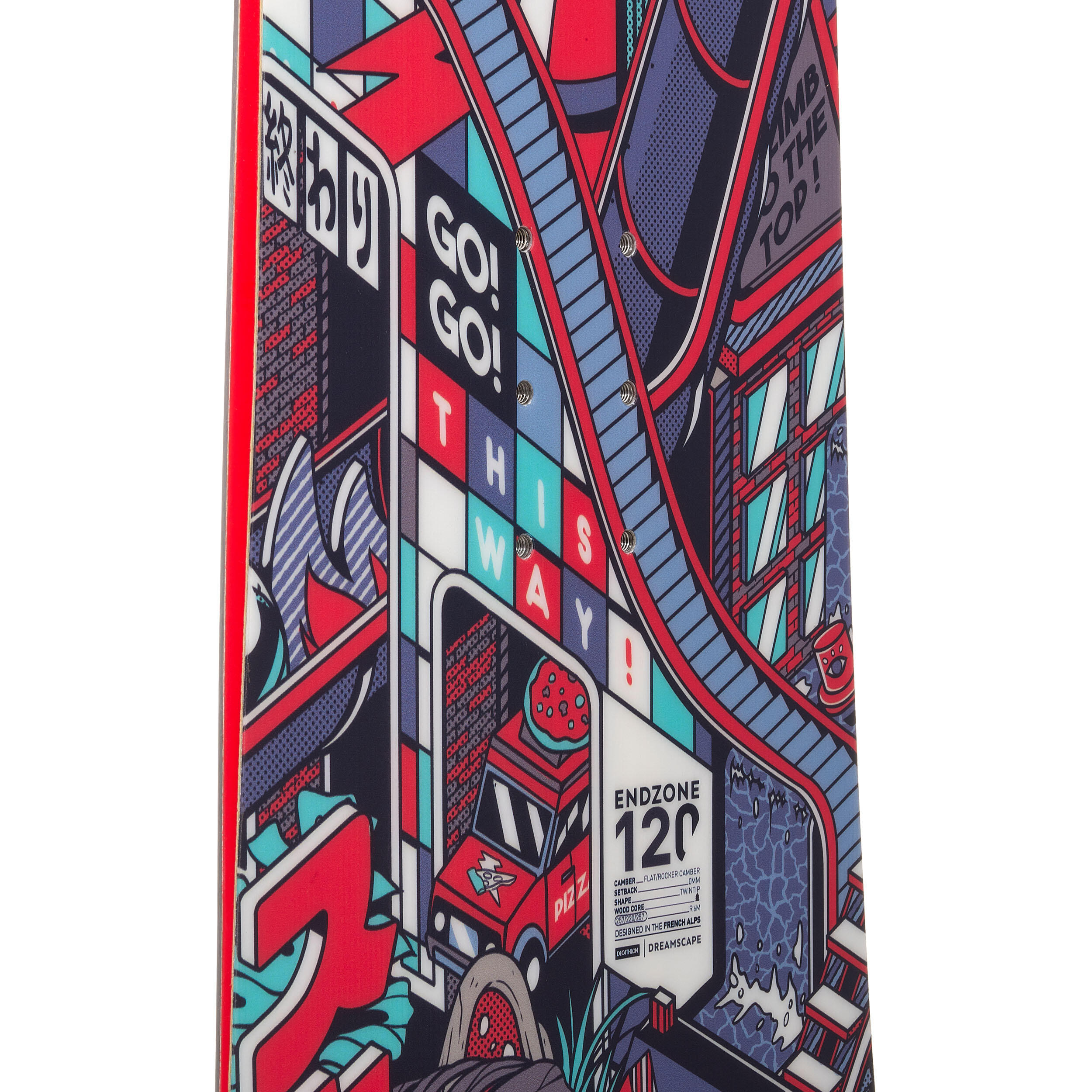 Kids' Freestyle Snowboard - Endzone 120 cm - DREAMSCAPE