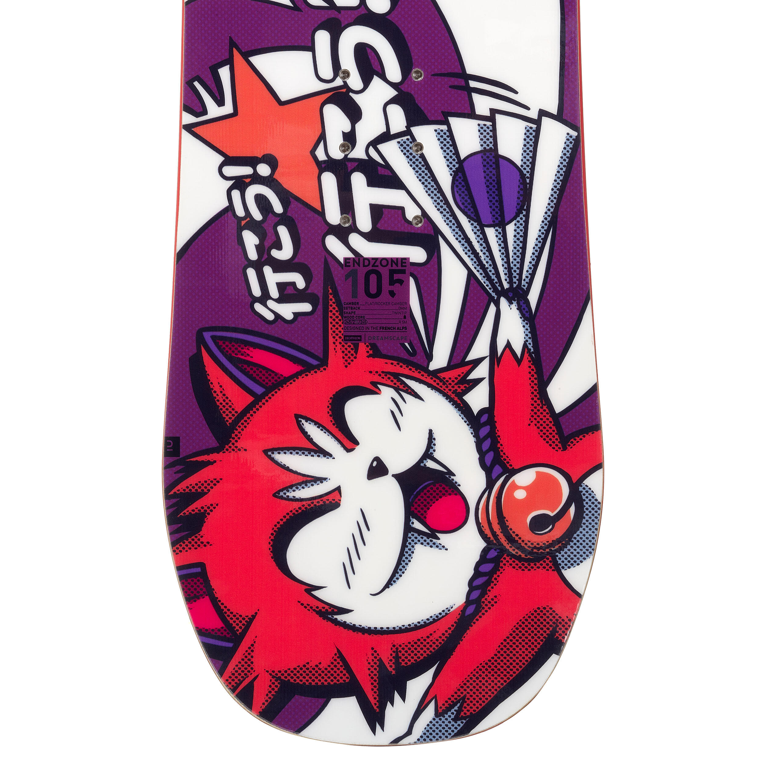 Prancha de Snowboard All Mountain e Freestyle Endzone Criança 105 cm 7/9
