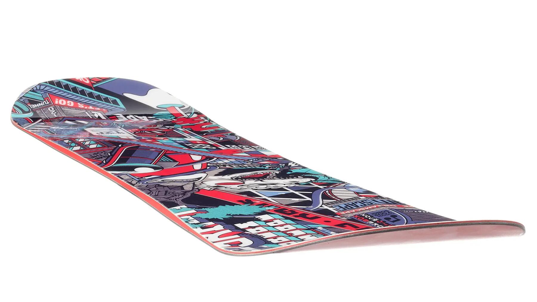 Twin tip snowboard