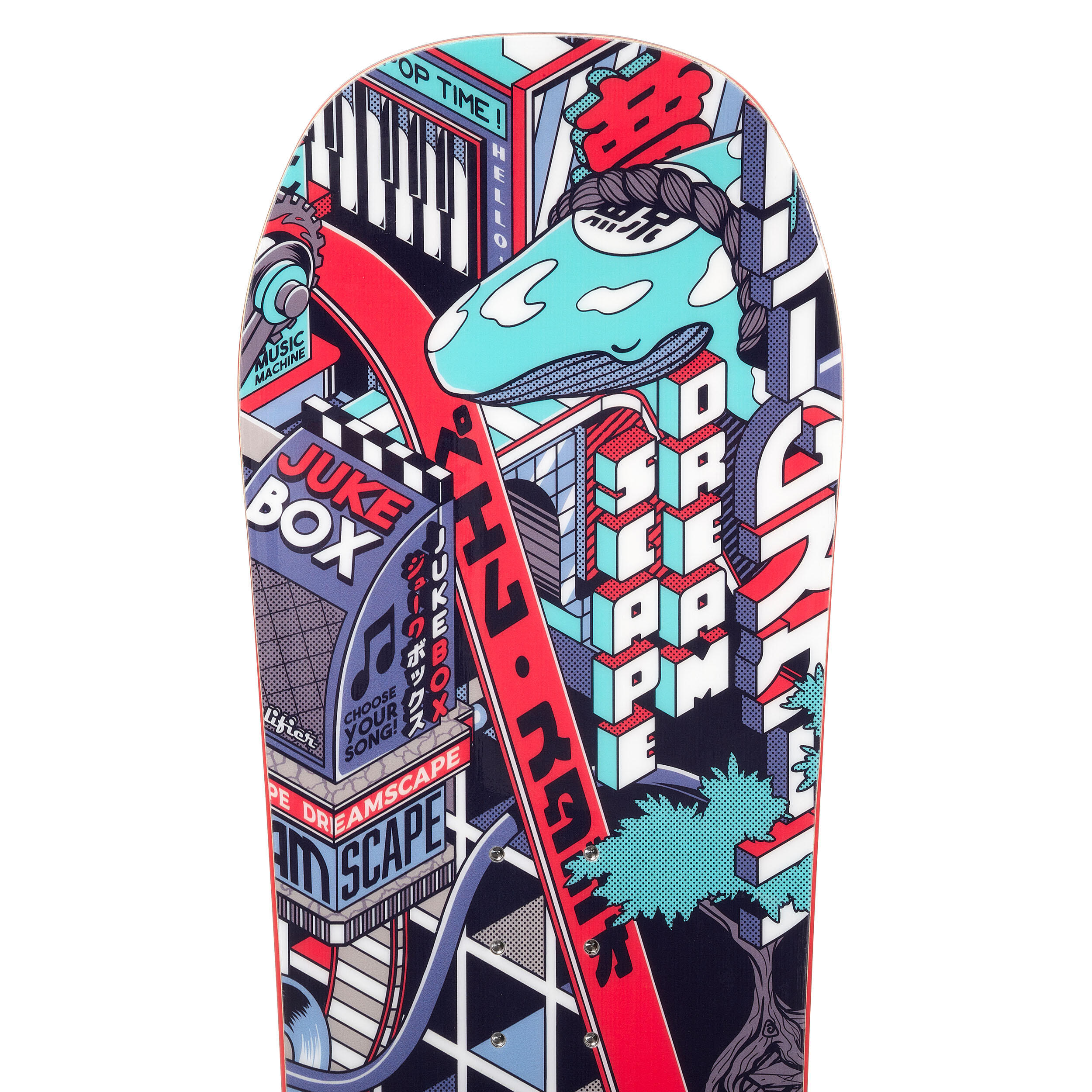 Children's all mountain freestyle snowboard - Endzone JR 120 cm