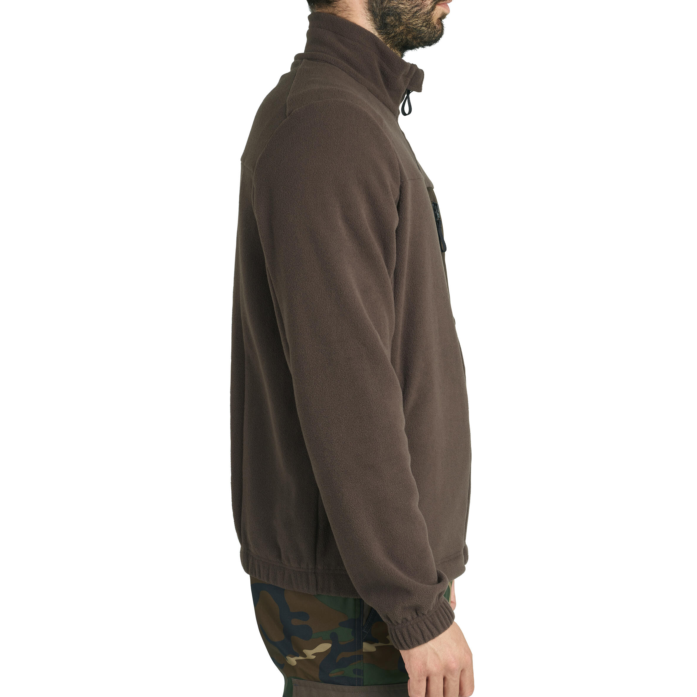 Forro Polar Solognac 500 Hombre Térmico Marrón 3/7