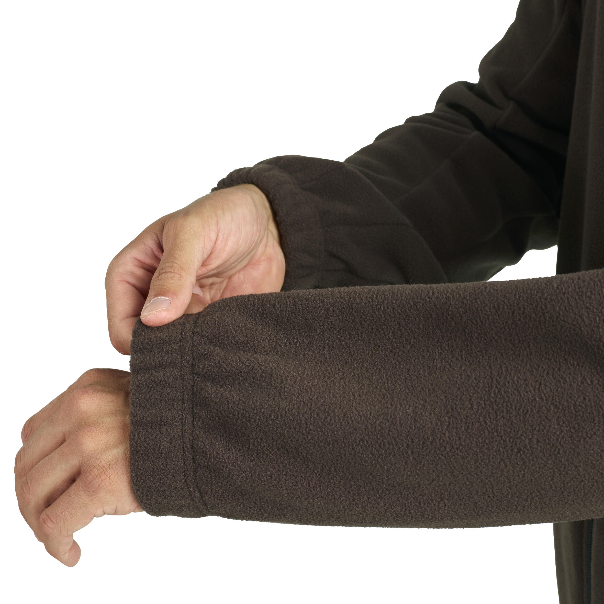 Forro Polar Solognac 500 Hombre Térmico Marrón 7/7