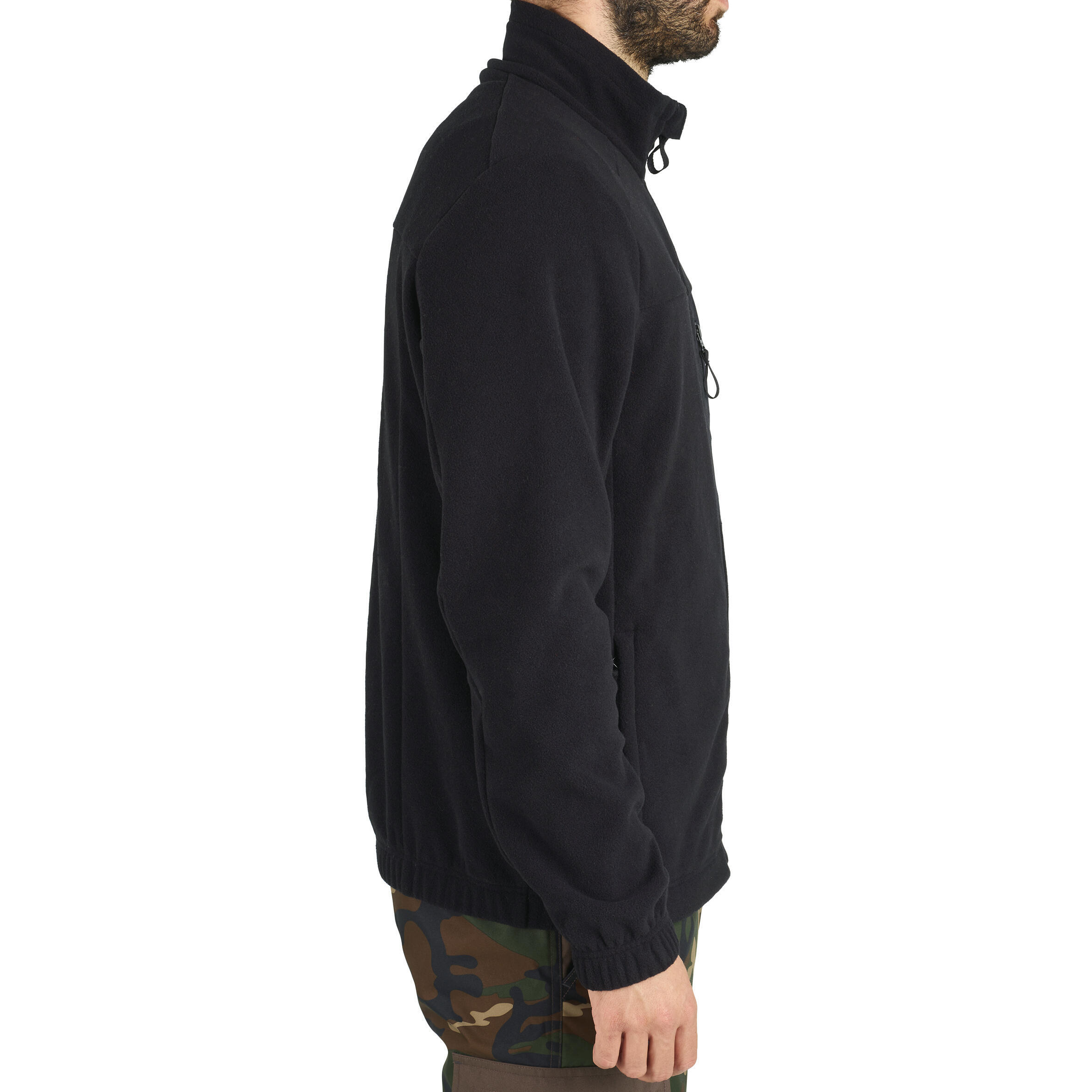 Forro Polar Solognac 500 Hombre Térmico Negro 3/9