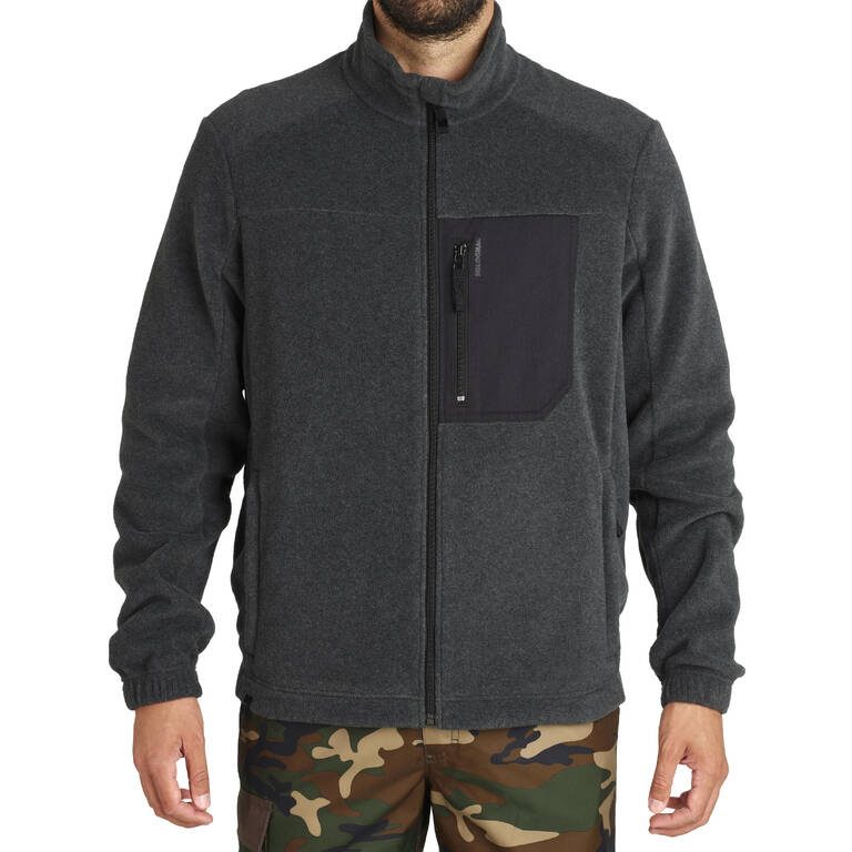 Men Fleece 500 - Mottled Grey