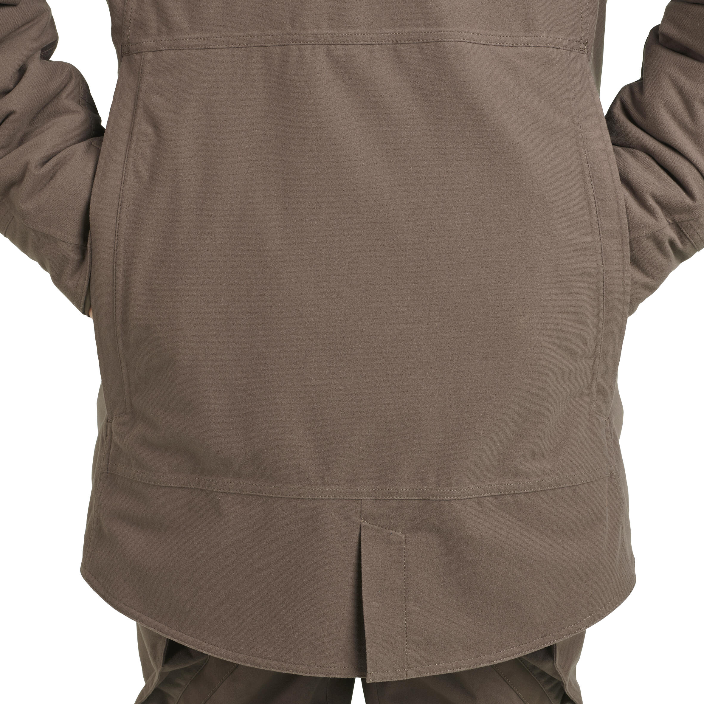 Veste de chasse chaude imperméable 3 en 1 femme - 500 marron - SOLOGNAC