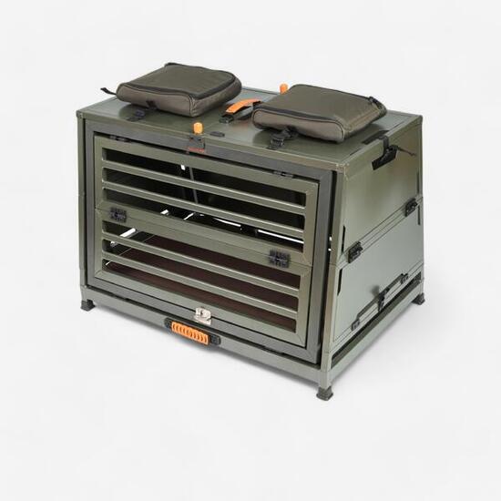 Hundetransportbox 900 faltbar 1 Hund Aluminium