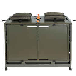 Folding Transport crate for 1 dog Aluminium 900