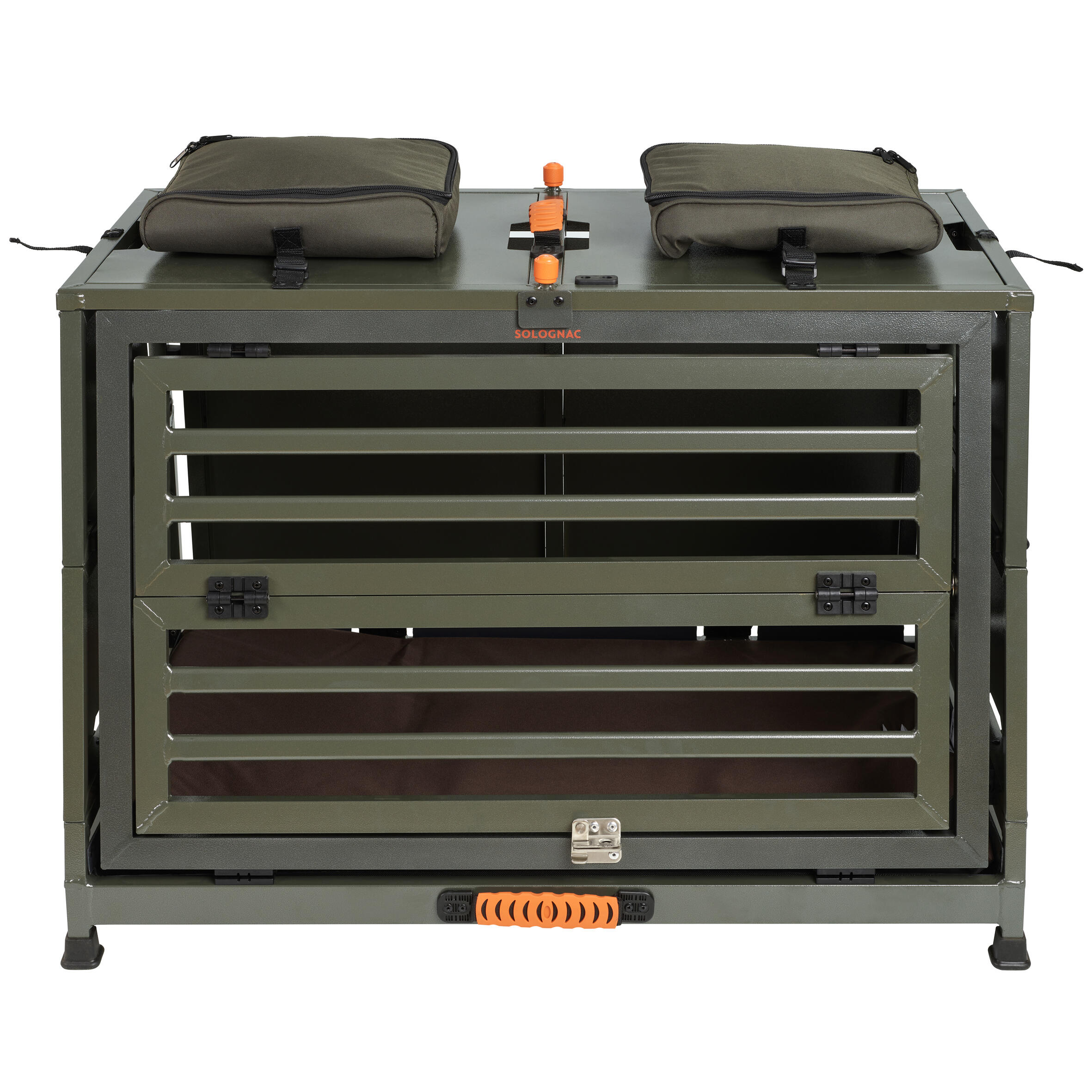 Folding Transport crate for 1 dog Aluminium 900 3/17