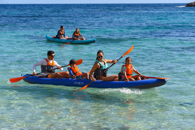 Kayak inflable de 1 hasta 4 plazas