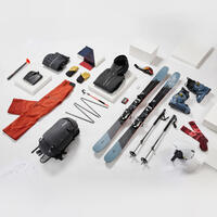 Ski & Snowboard Back Protection Backpack - FR 500 Grey