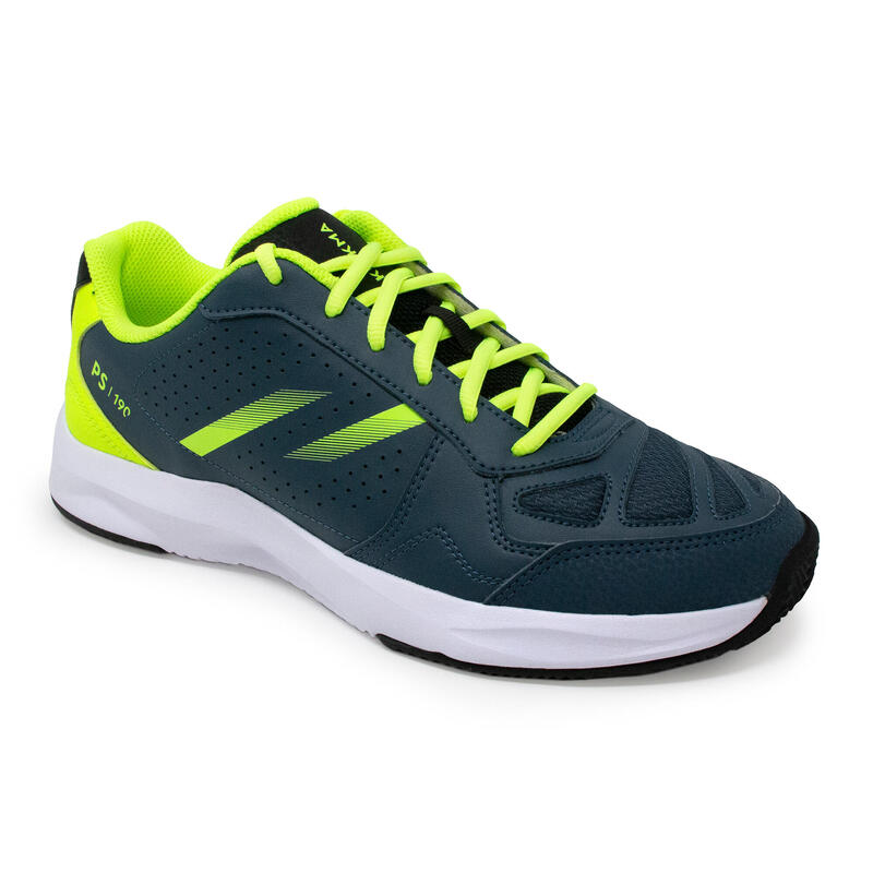 Scarpe padel adulto PS 190 grigiogiallo KUIKMA DECATHLON