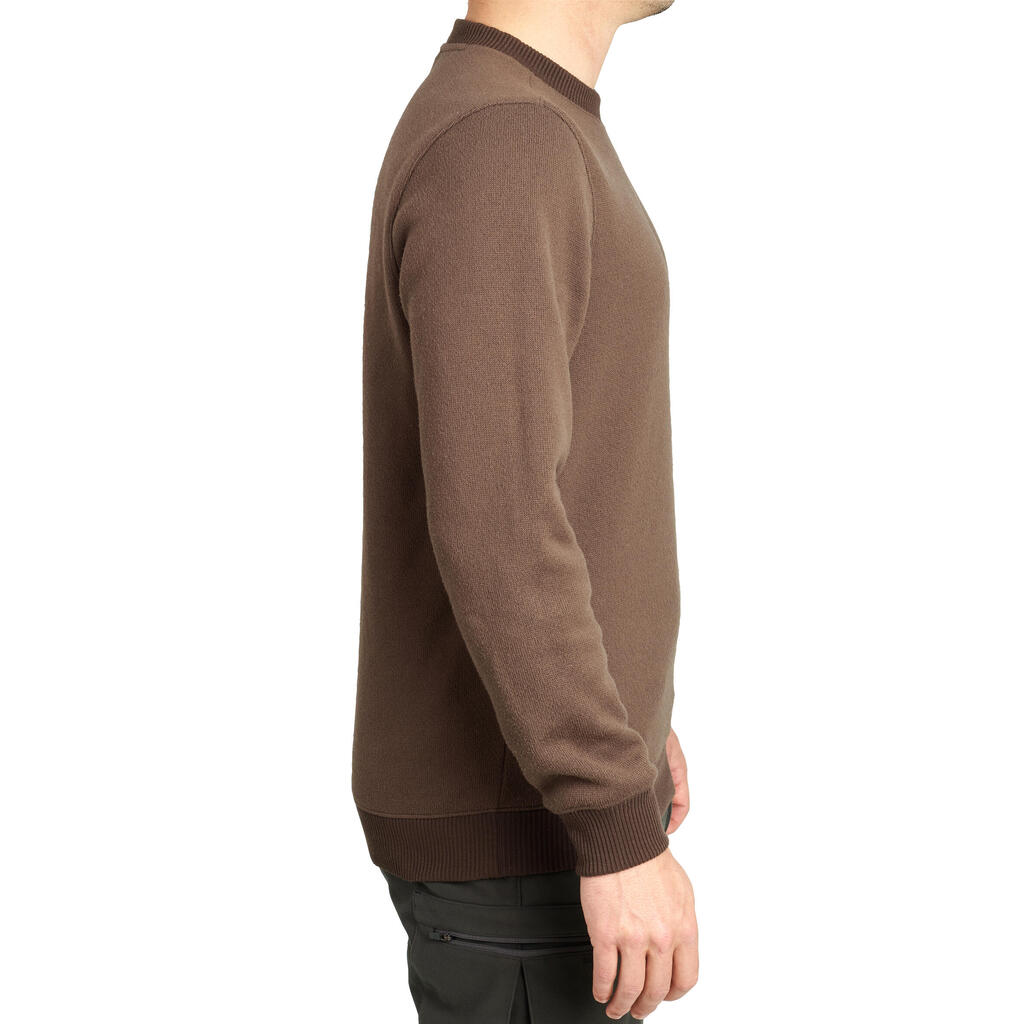 HUNTING PULLOVER BROWN100