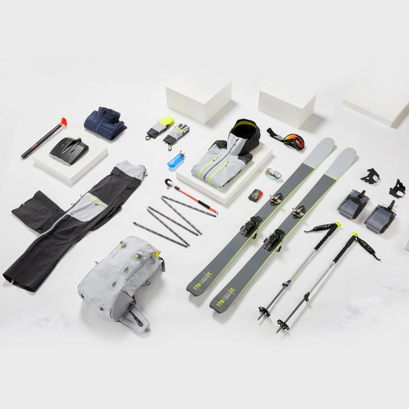 CROSSCOUNTRY SKIING MT90 + TOUR FREE BINDINGS + SKINS WEDZE Decathlon