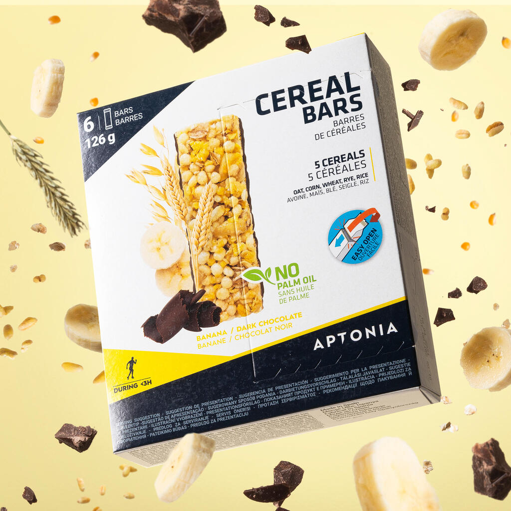 Ενεργειακη μπαρα δημητριακων μπανανα/σοκολατα 6x21g