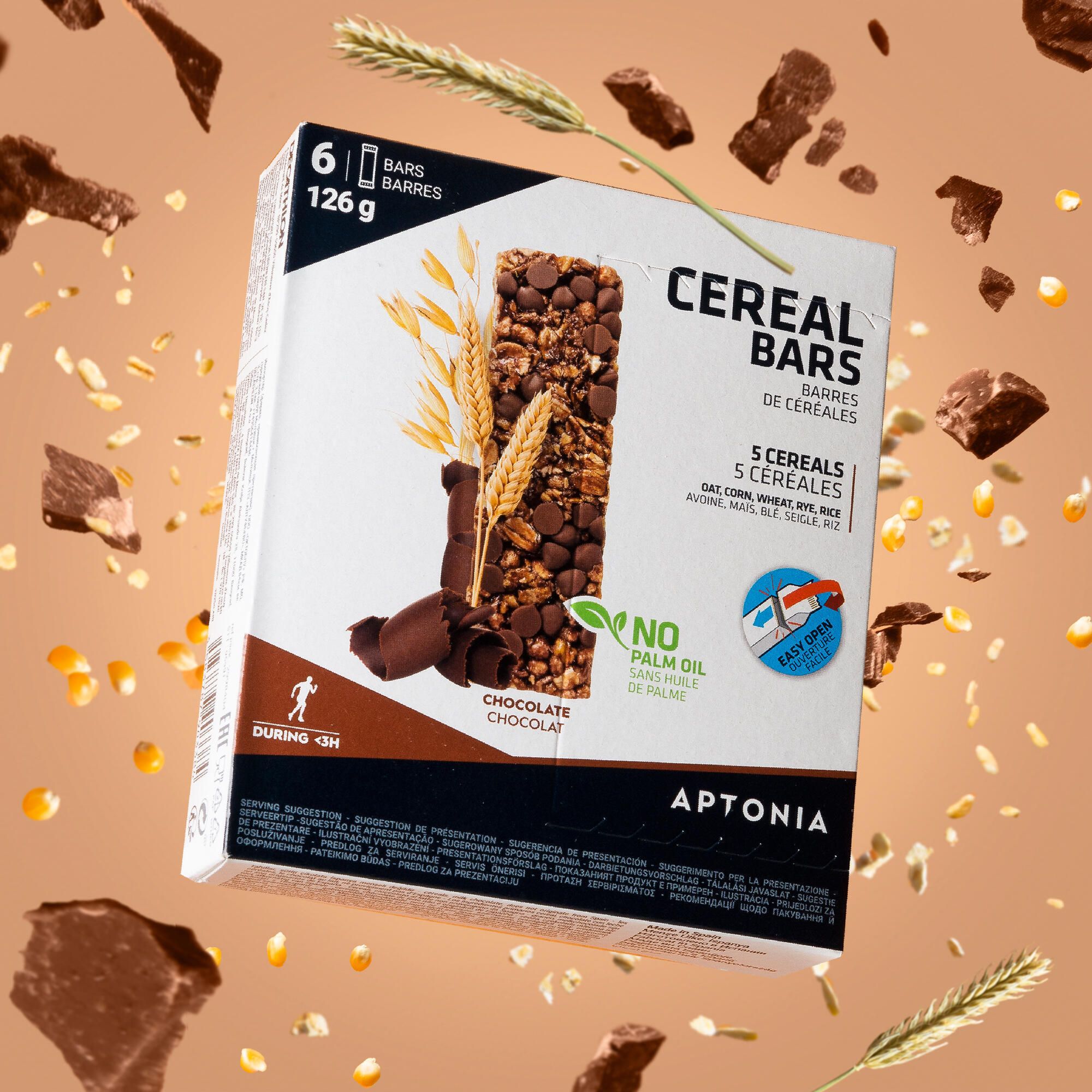 Baton de Cereale cu Ciocolată Clak 6 x 21 g Baton imagine 2022