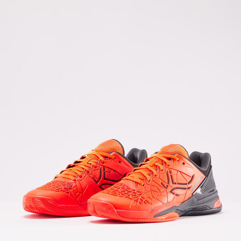 CHAUSSURES DE TENNIS HOMME TERRE BATTUE - ARTENGO STRONG Pro Clay ORANGE