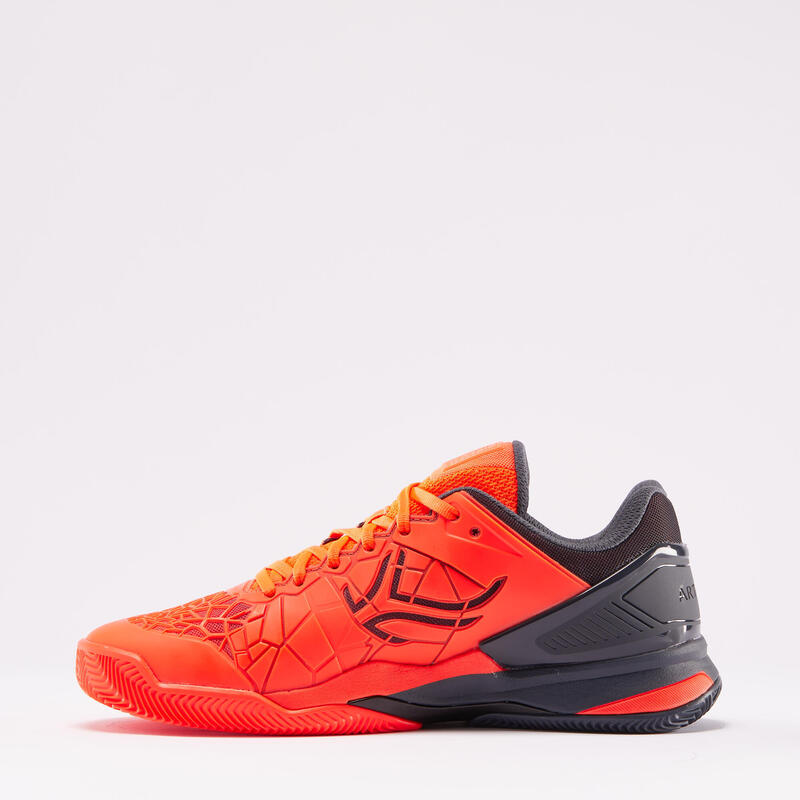 Pánské tenisové boty na antuku TS960 oranžové