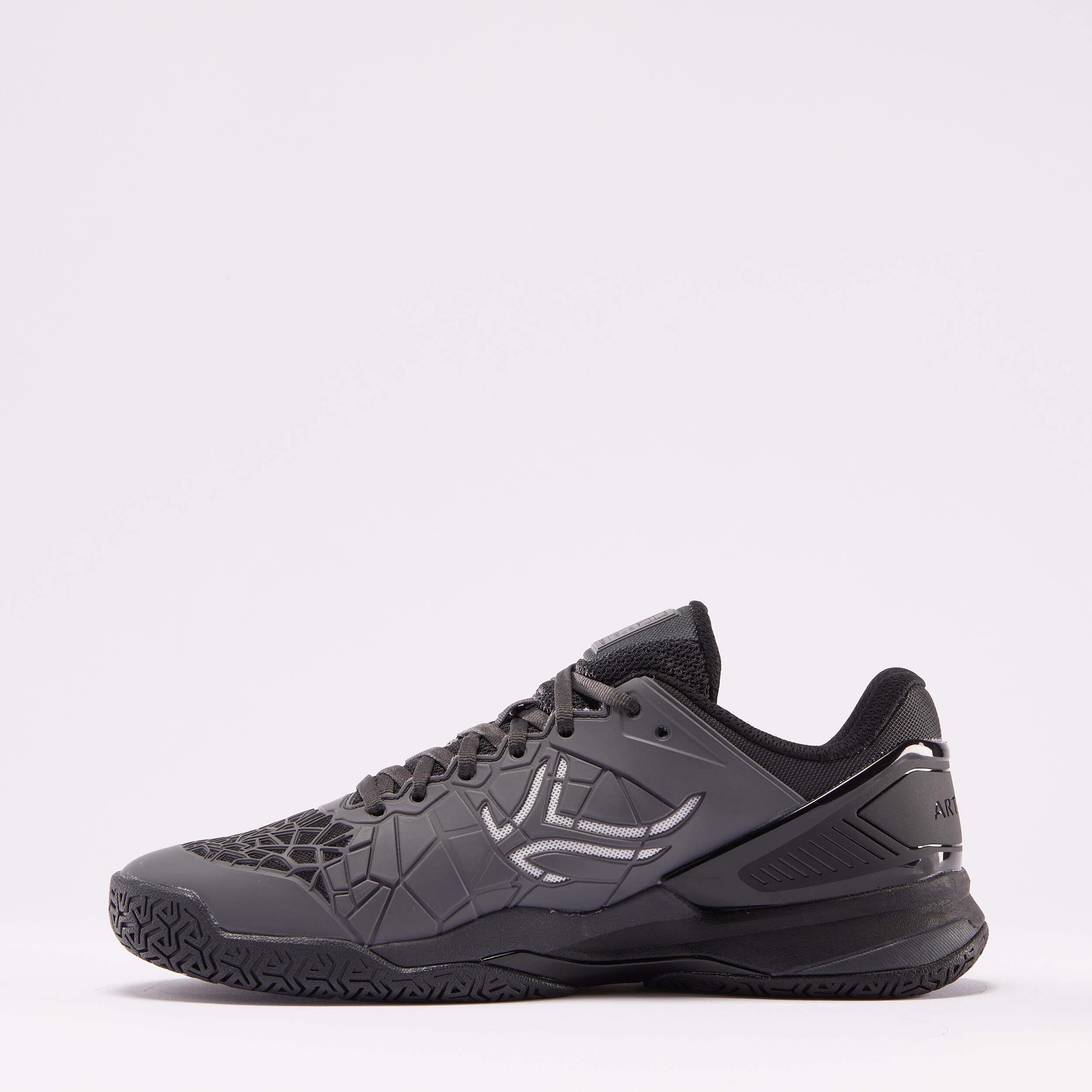 Men's Tennis Multicourt Shoes Strong Pro - Grey/Black 2/8