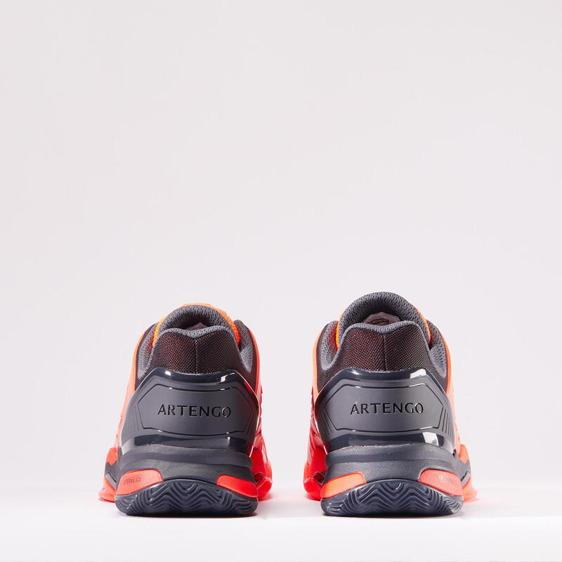 CHAUSSURES DE TENNIS HOMME TERRE BATTUE - ARTENGO STRONG Pro Clay ORANGE