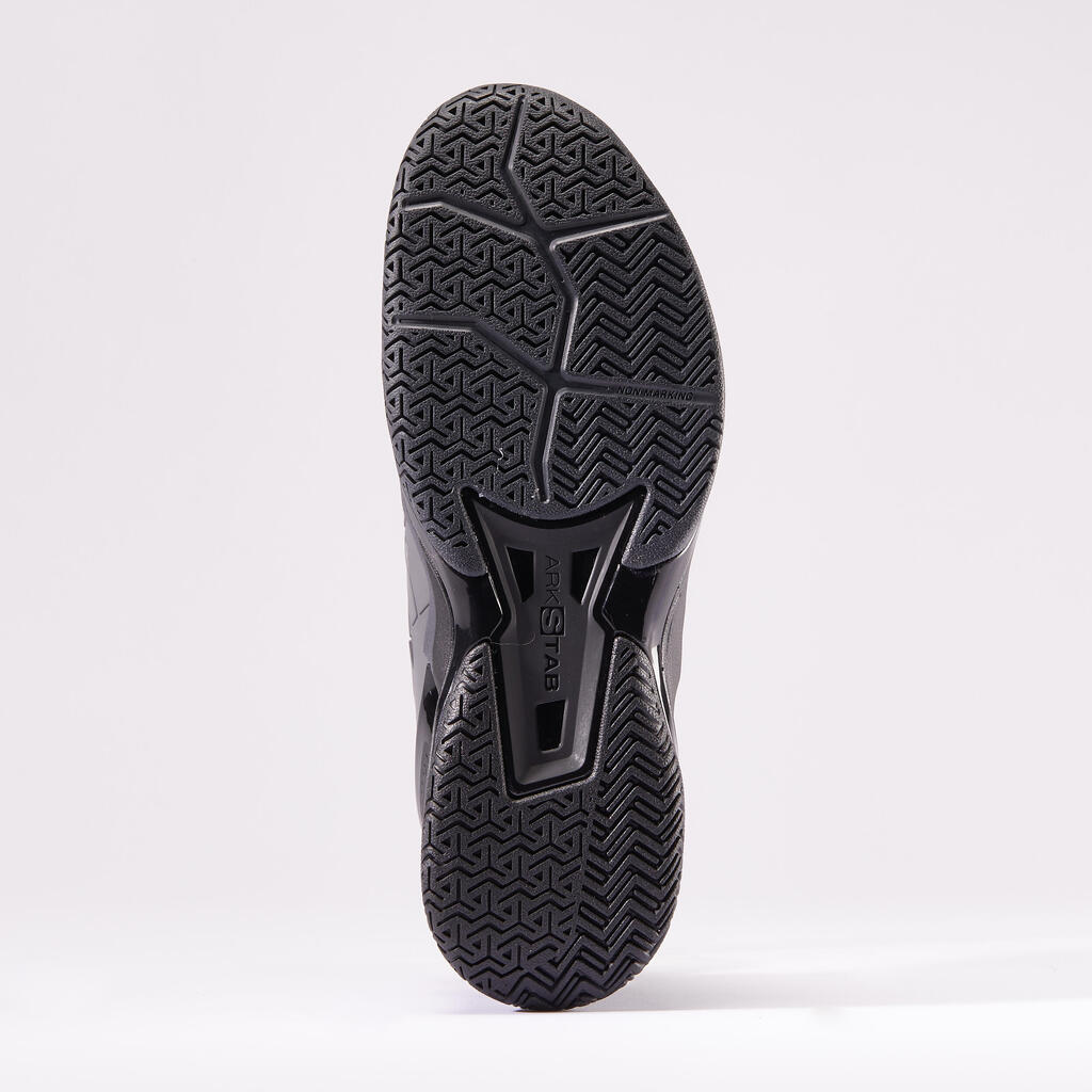 Pánska tenisová obuv TS960 Multicourt čierno-fialová Gaël Monfils