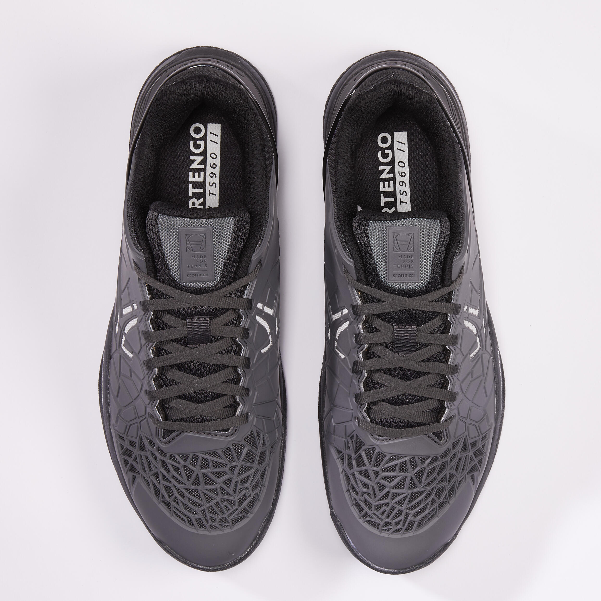 Men's Tennis Multicourt Shoes Strong Pro - Grey/Black 8/8
